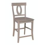 Cosmopolitan Collection - 24" Verona Stool in Taupe Gray