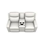 Emmons Power Reclining Loveseat W/ Headrest & Console