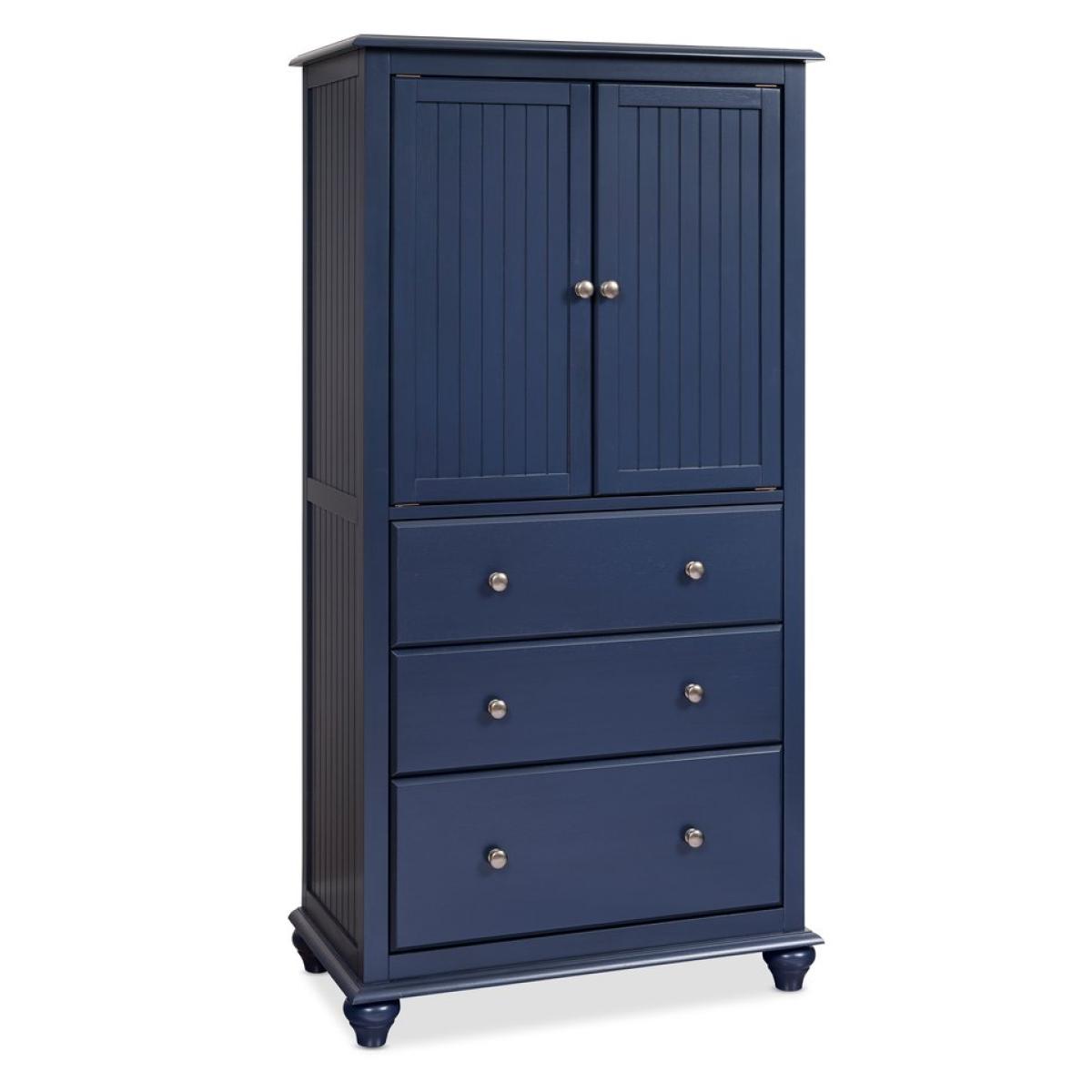 Cottage Bedroom - Armoire w/Drawers in Denim - Image 2