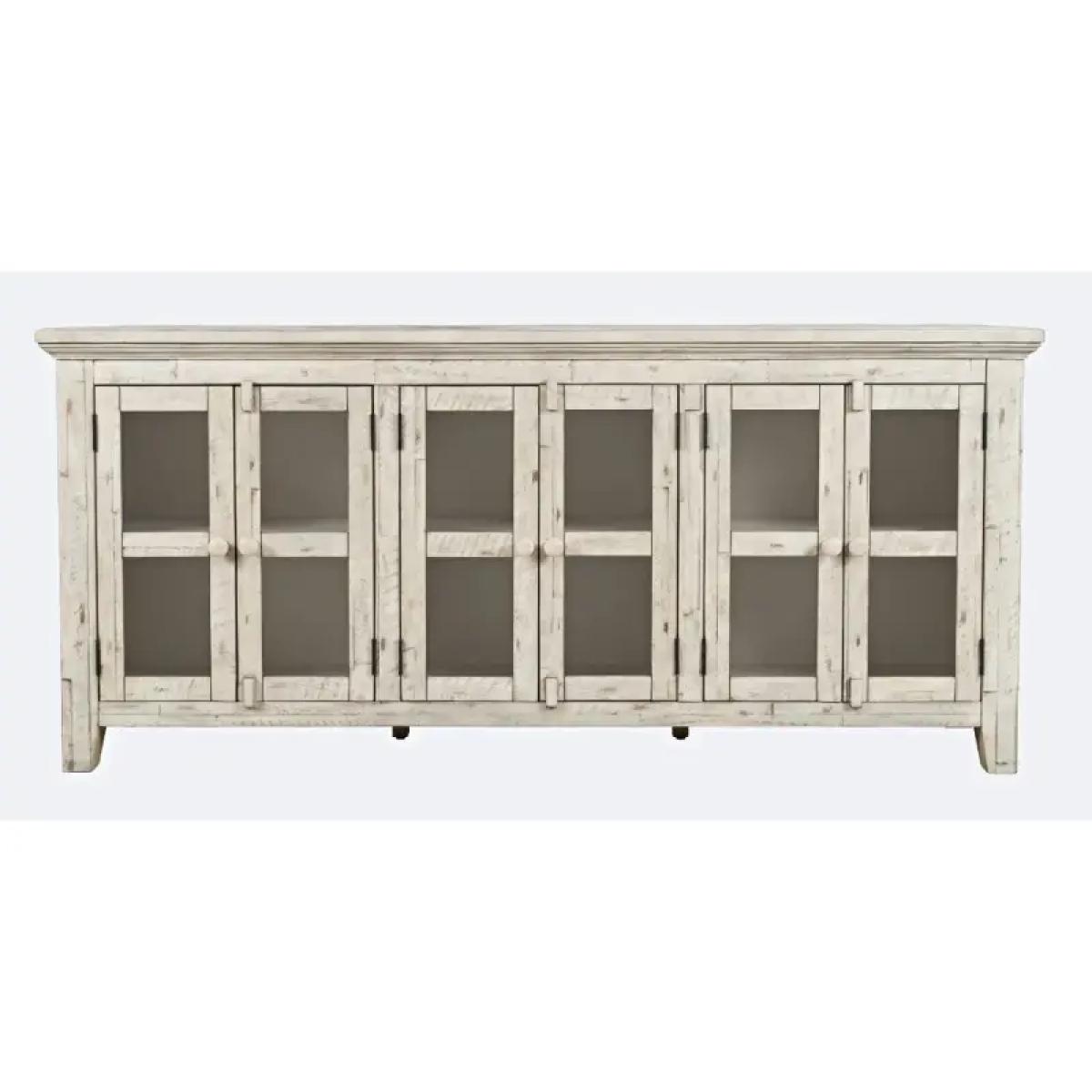 Rustic Shores 6 Door Low Accent Cabinet - Image 2