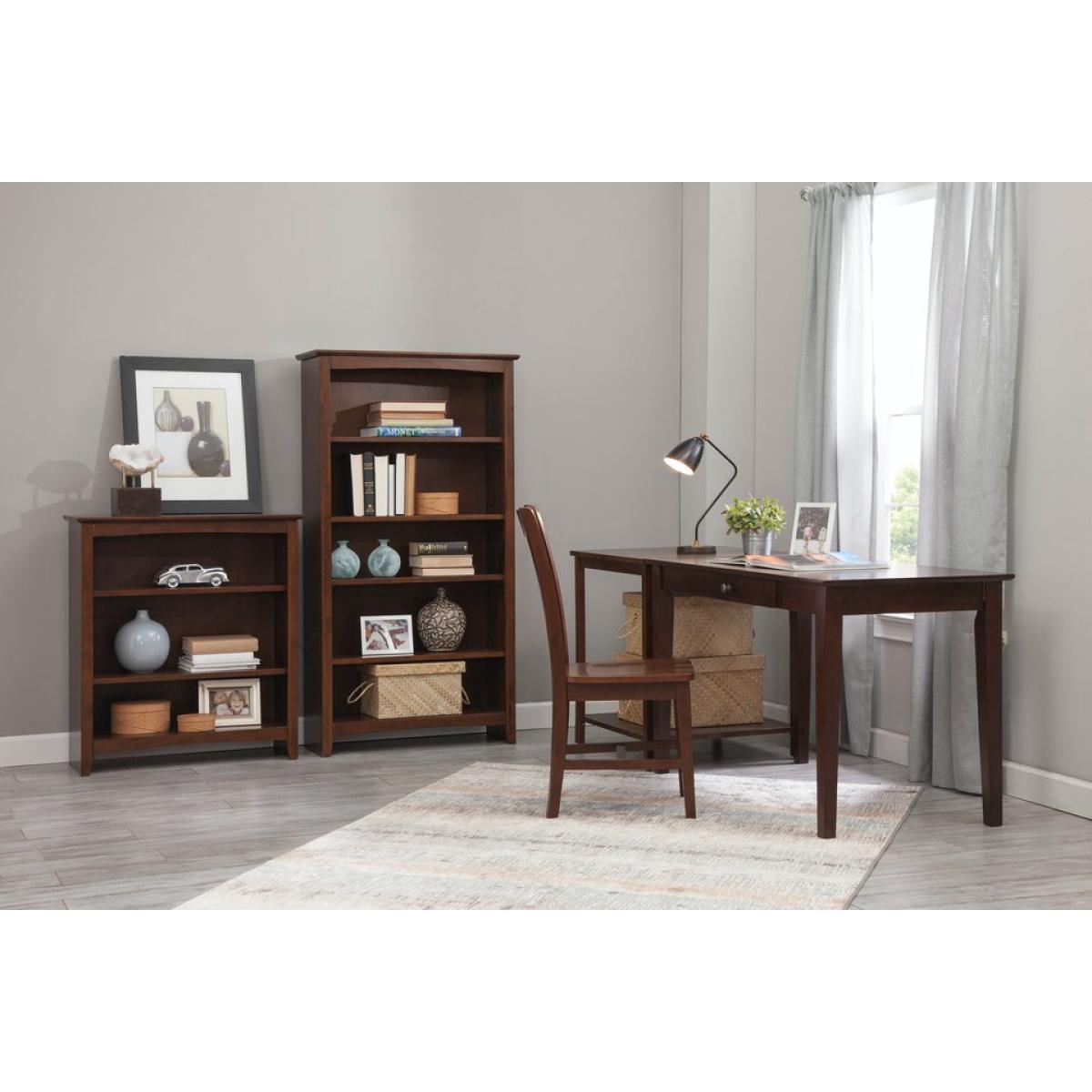Home Accents - Writing Table w/ Drawer in Espresso - Image 3