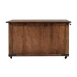 3 Drawer 4 Doors 2 Sliding Doors Wood Island - Parota - Image 4