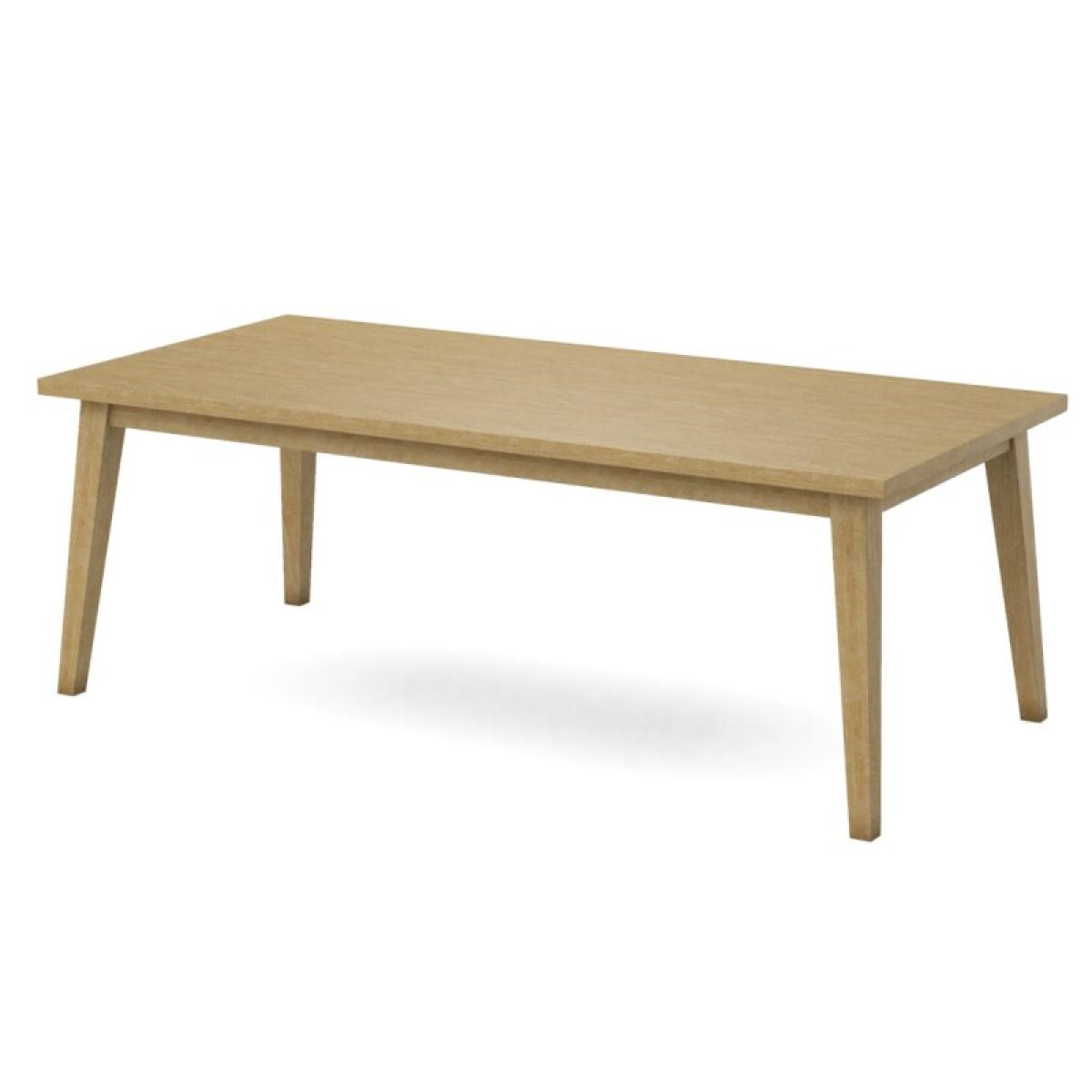 Mid Century Moden Solid Table w/ Flared Legs - Image 8