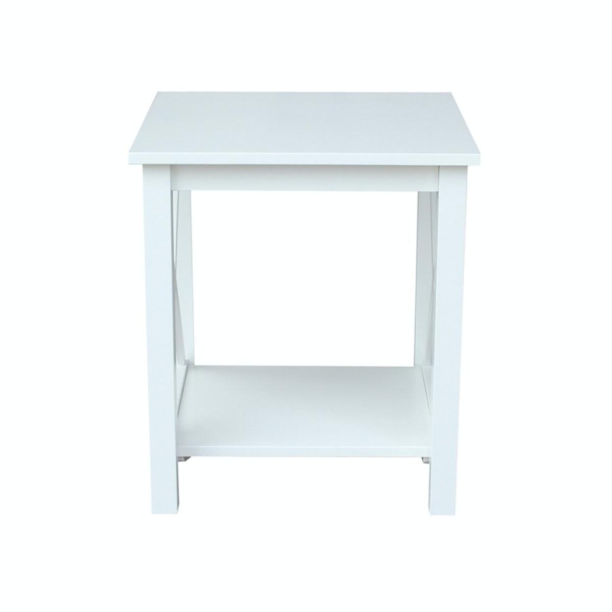 Home Accents - Accent End Table in White - Image 3