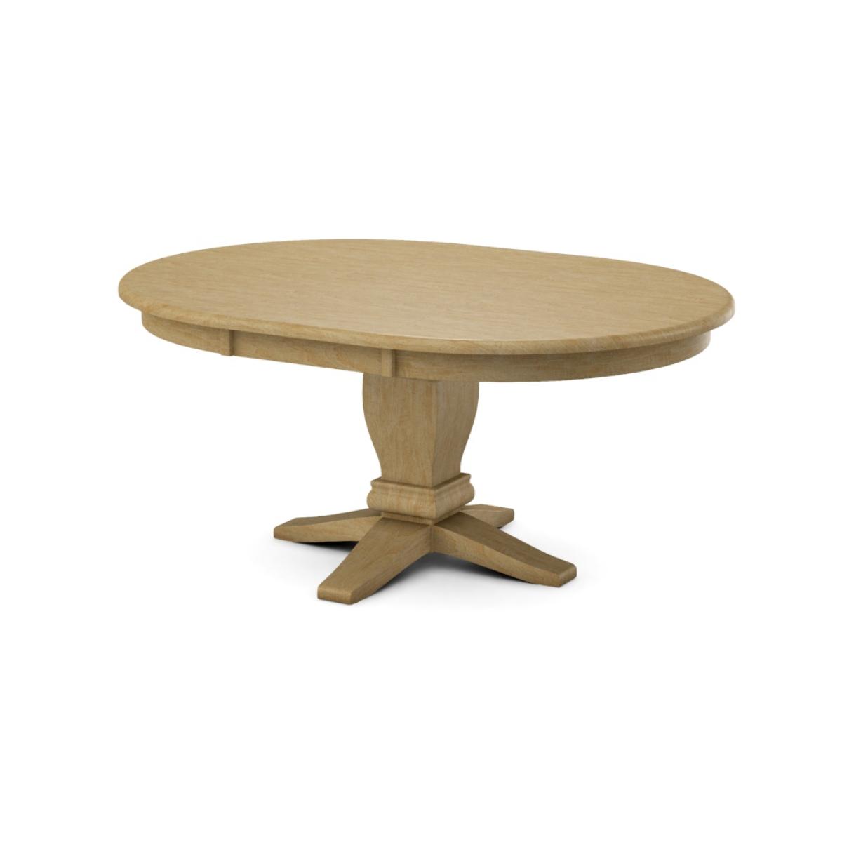 Build Your Own Pedestal Table w/ 48" x 66" Butterfly Leaf Extension Tabletop w/Half Bullnose Edge - Image 15