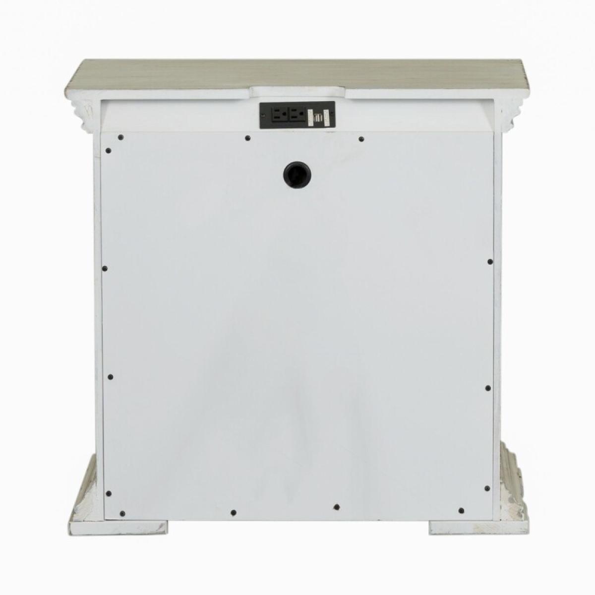 Big Valley 2 Drawer Night Stand w/ Charging Station - Image 6