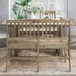 Carlyle Crossing Slatback Counter Bench - Image 3