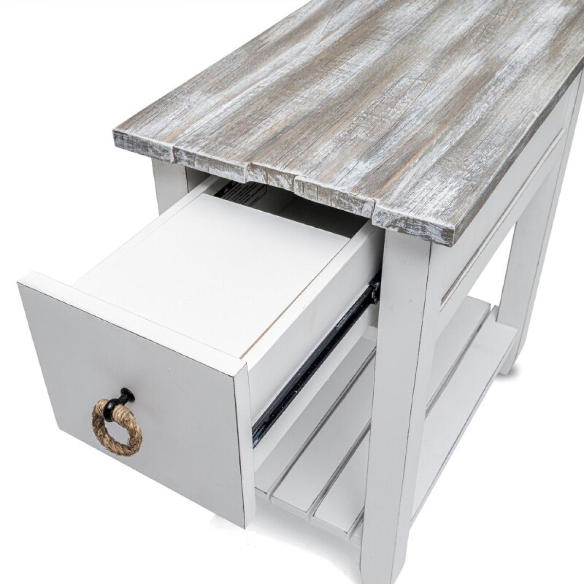 Picket Fence Chairside Table - Image 9