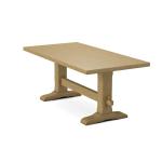 Trestle Solid Table Top w/ Trestle Table Base - T-7236B - Image 11