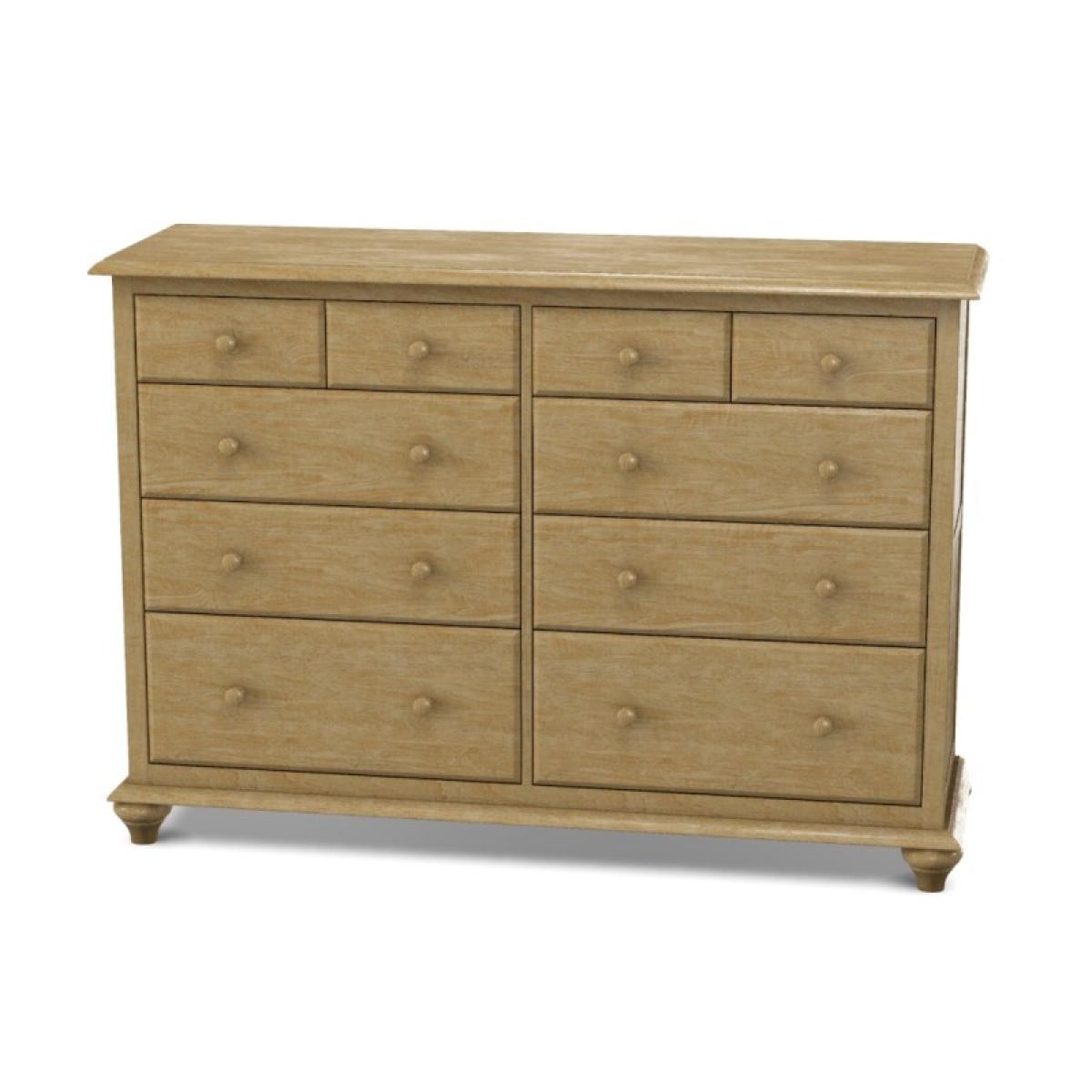 Cottage 10-Drawer Dresser - Image 6