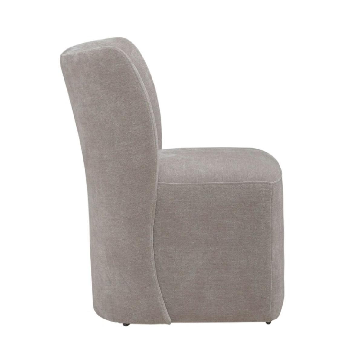 Accent Dining Chair w/ Casters - Truffle - Image 9
