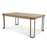 Rio Vista Rectangular Dining Table - Muted Earth Tones Clay Finish - Image 3