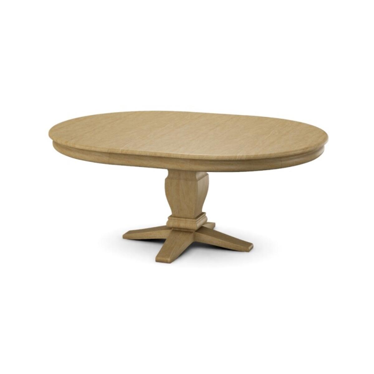 Build Your Own Pedestal Table w/ 54" x 72" Butterfly Leaf Extension Top w/Half Bullnose Edge - Image 7