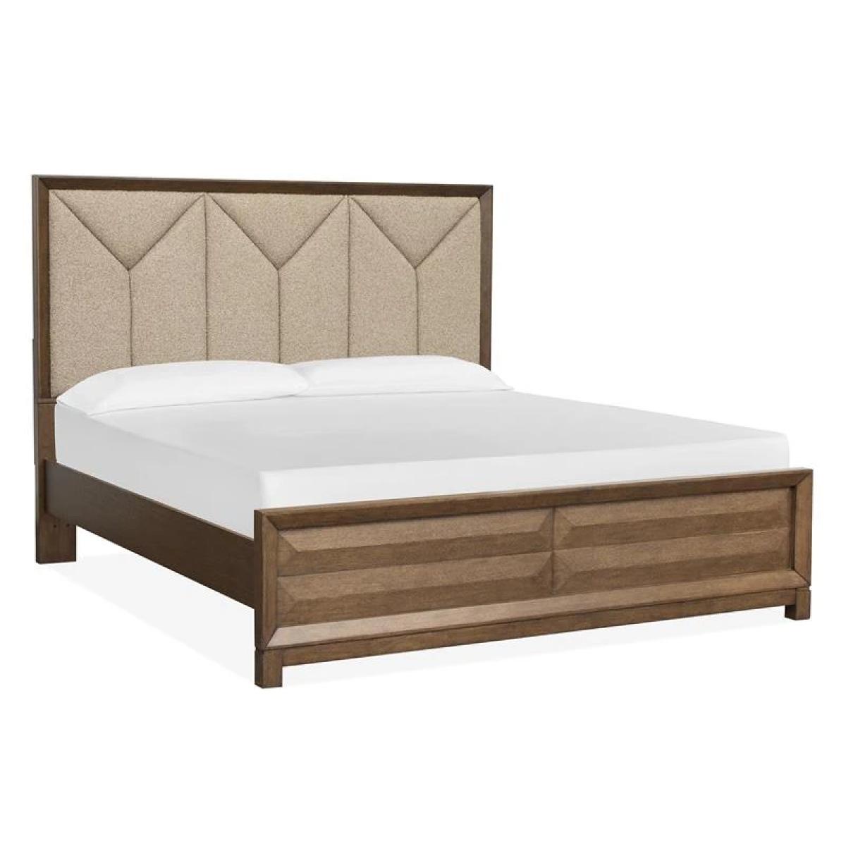 Callisto B6396-75 Complete Cal.King Panel Bed w/Upholstered HB - Image 4