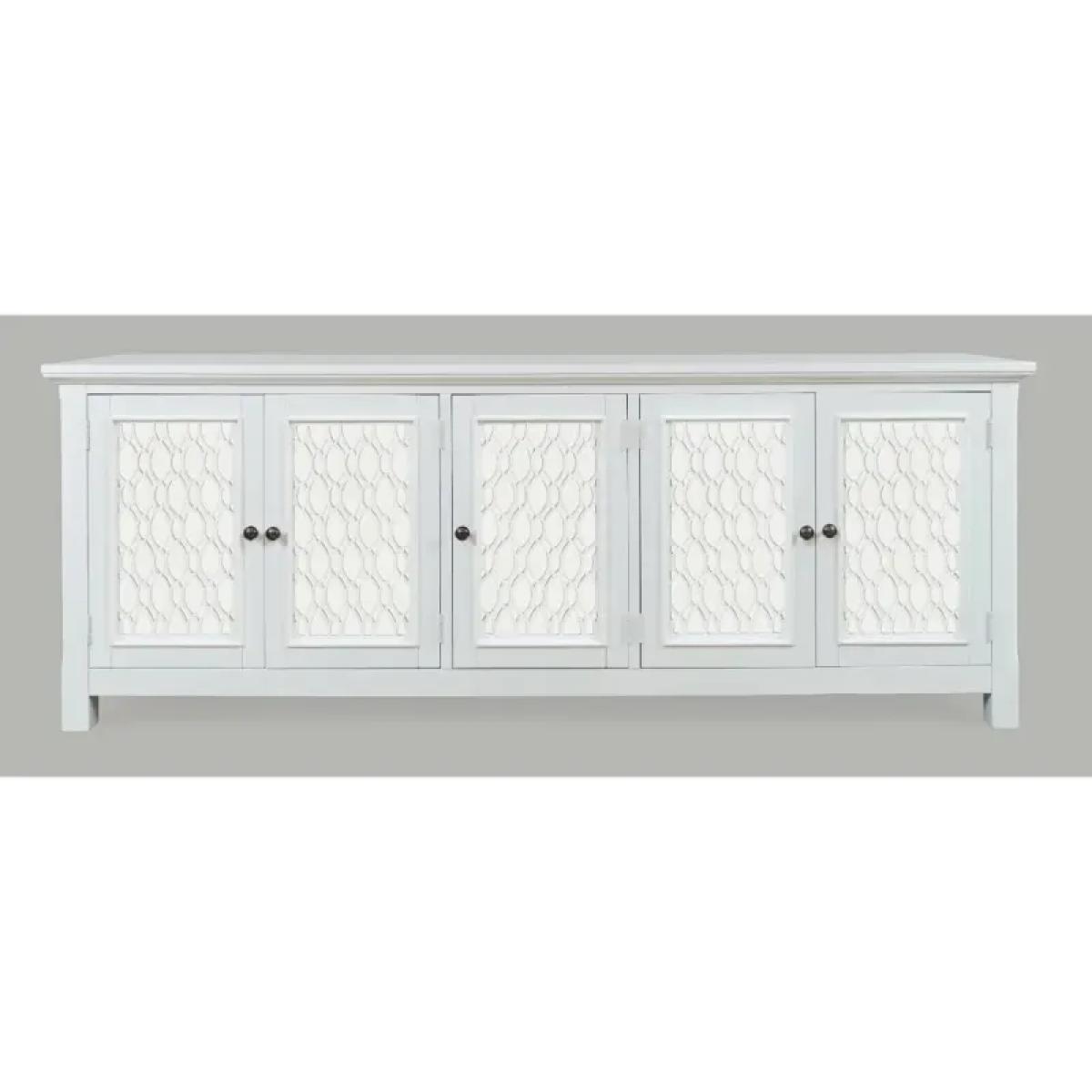 Isabella 86" Mirrored Accent Cabinet - Image 2