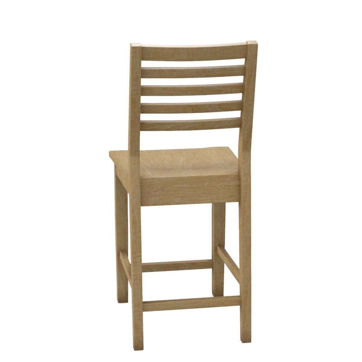 24" Aspen Ladder Back Counter Stool - Image 22