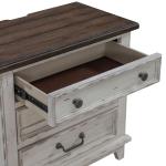River Place 3 Drawer Nightstand w/ Charging Station - Image 10