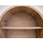 5 Shelves Bookcase - Natural Parota - Image 4