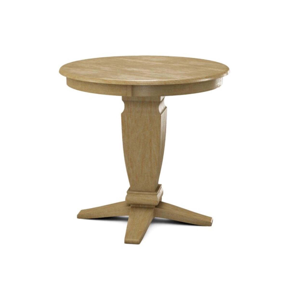 Build Your Own Pedestal Table w/ 36"H Java Gathering Pedestal for Solid Tops - Image 6