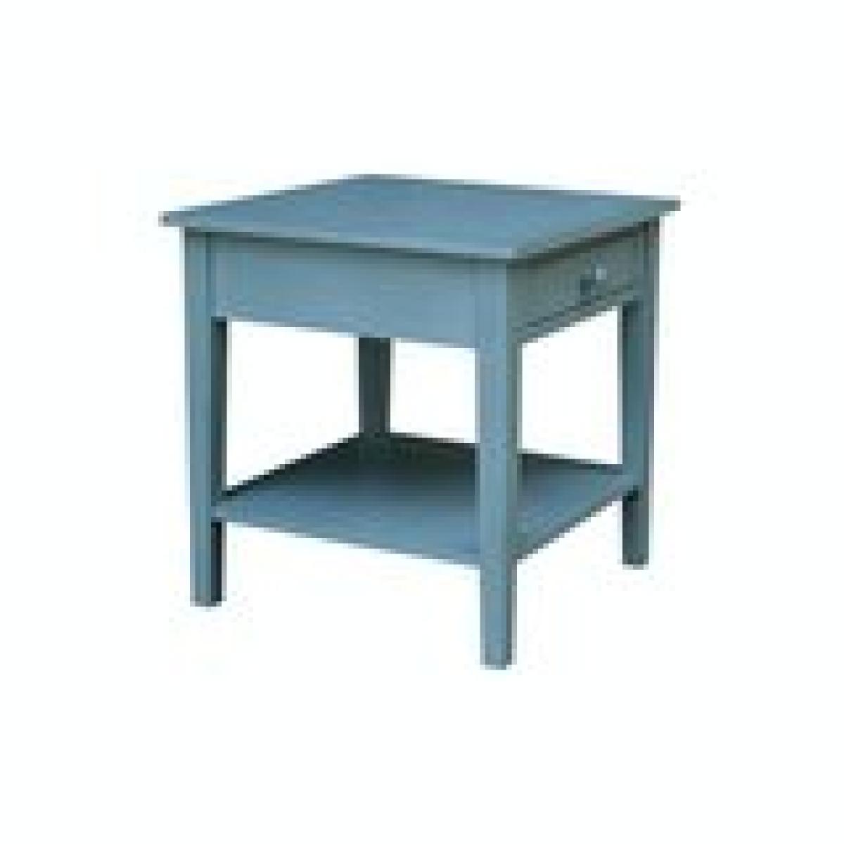 Destinations Collection - Spencer End Table in Ocean Blue - Image 10