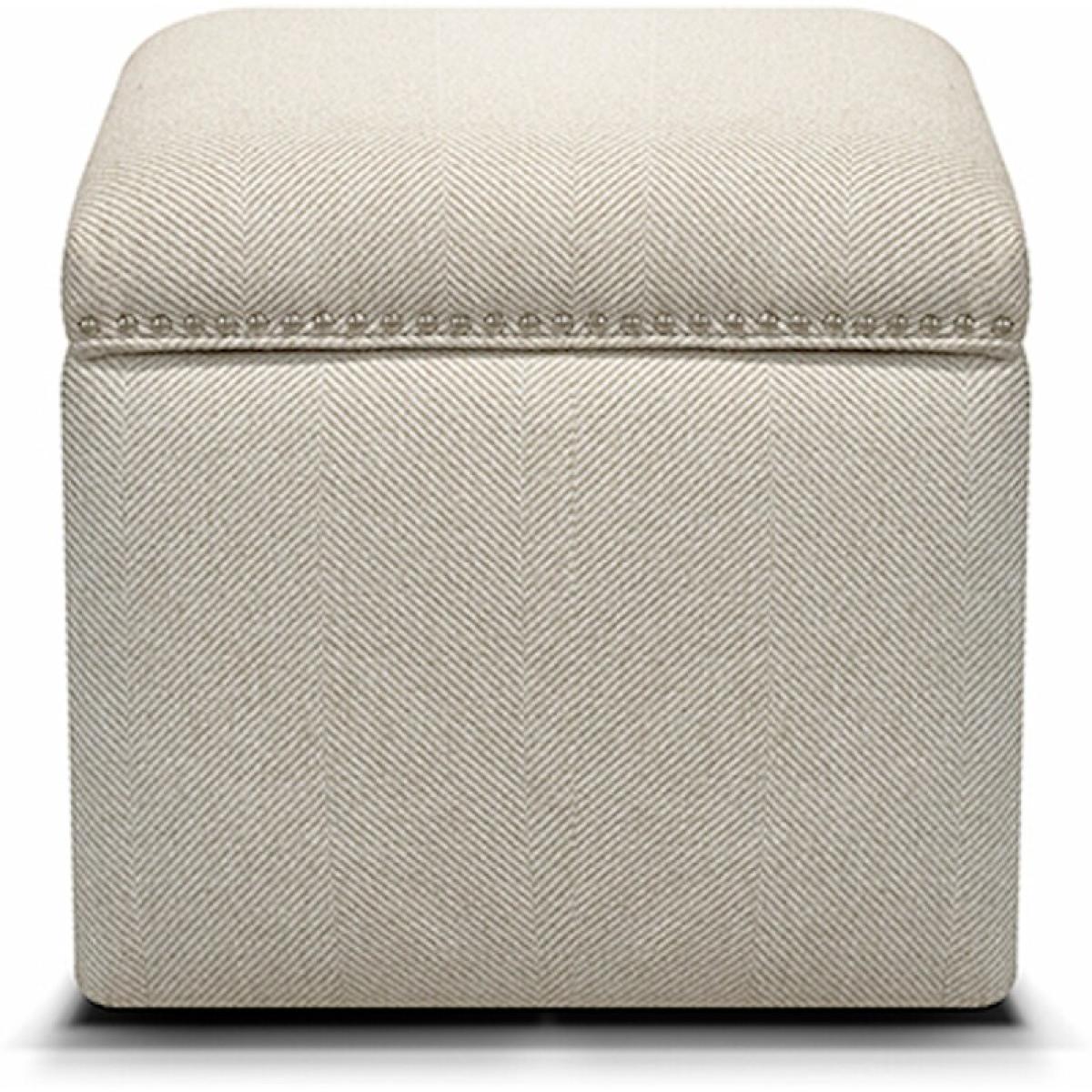 Parson Storage Ottoman With Nails - Image 3