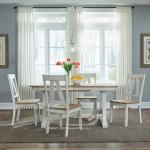 Lindsey Farm 5 Piece Trestle Table Set