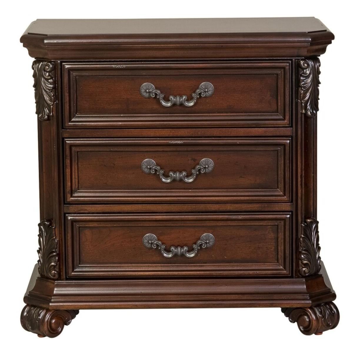 Messina Estates 3 Drawer Night Stand - Image 9