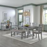 Newport 6 Piece Trestle Table Set