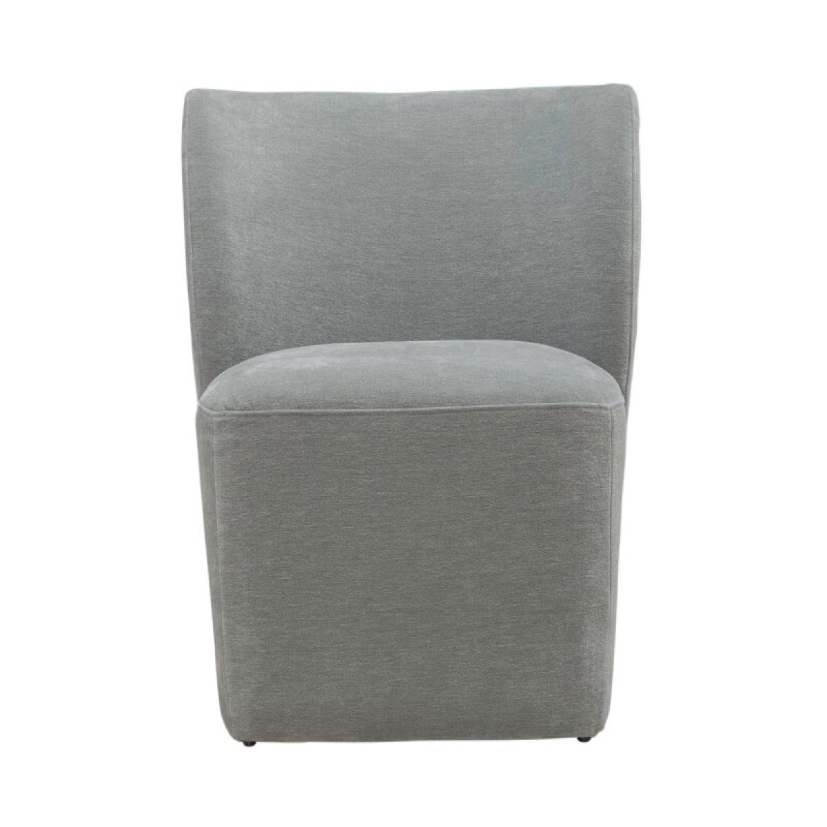 Accent Dining Chair w/ Casters - Sapphire - Image 5