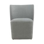 Accent Dining Chair w/ Casters - Sapphire - Image 5