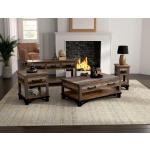 3 Drawer Sofa Table - Loft Brown - Image 3