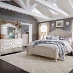 Farmhouse Reimagined Queen Poster Bed, Dresser & Mirror, Chest