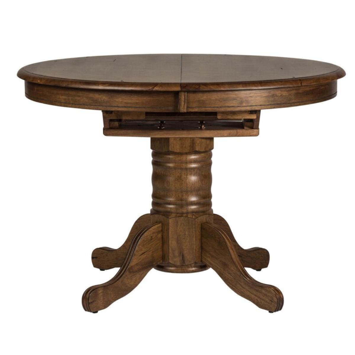 Carolina Crossing Pedestal Table - Image 3