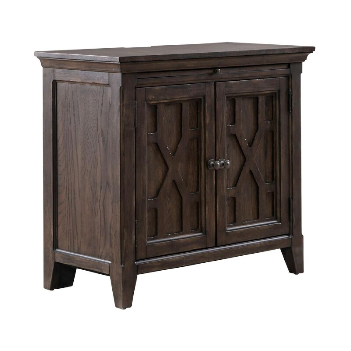 Paradise Valley 2 Door Bedside Chest w/ Charging Station - Image 3