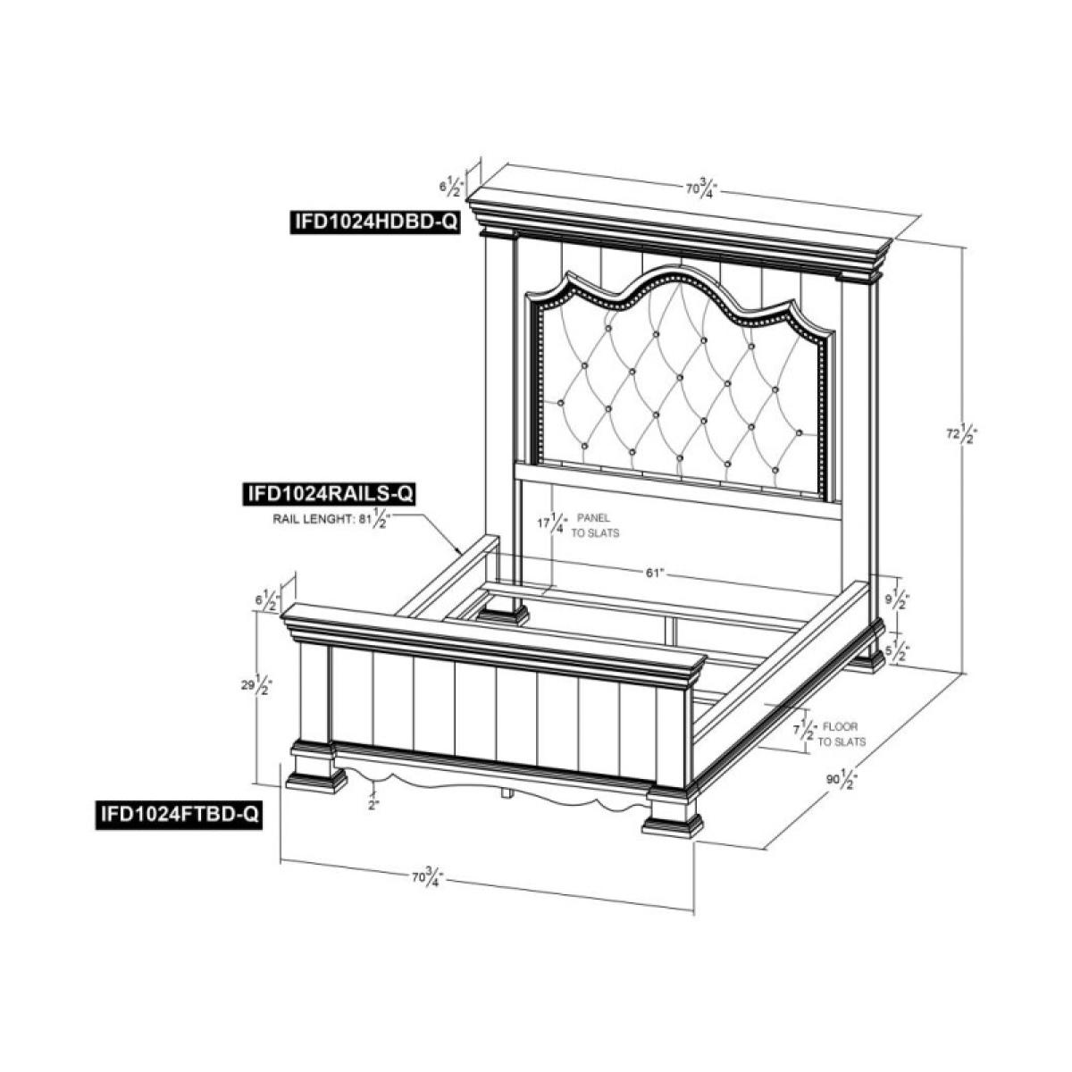 5/0 Upholstered Headboard - Bella - Image 7