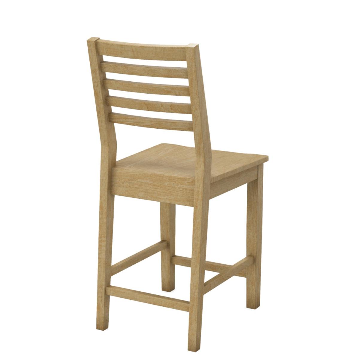 24" Aspen Ladder Back Counter Stool - Image 26