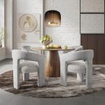 Nash Round Pedestal Dining Table - Image 3