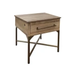 Bernabe Metal Base End Table
