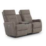 Lennon Power Wall Reclining Loveseat W/ Console Headrest & Lumbar - Image 5