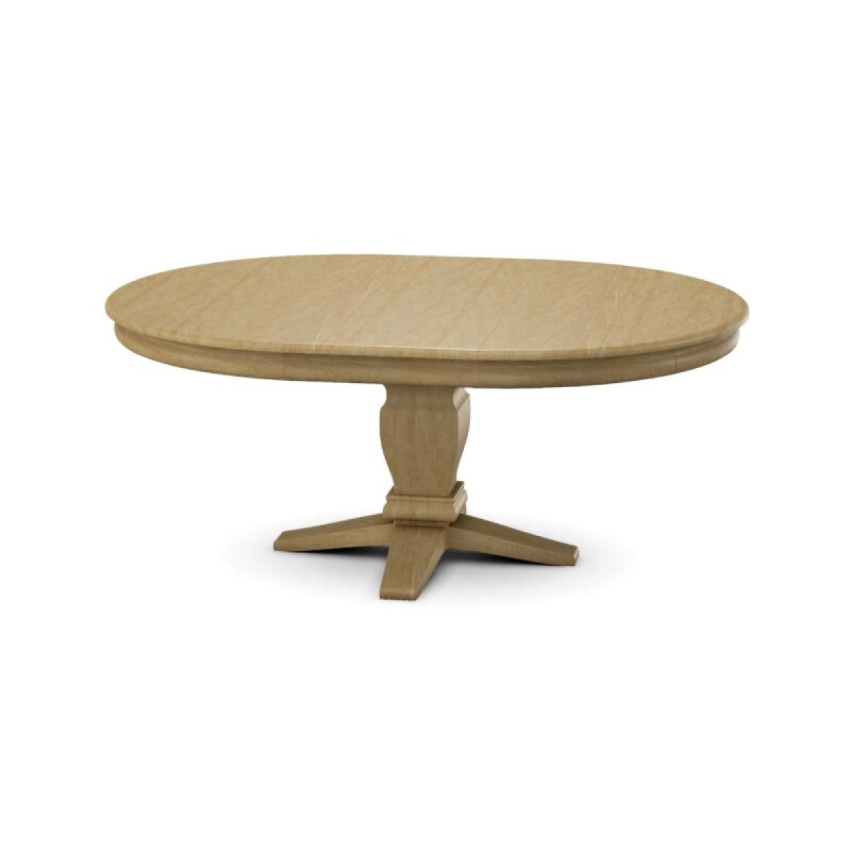 Build Your Own Pedestal Table w/ 54" x 72" Butterfly Leaf Extension Top w/Half Bullnose Edge - Image 6