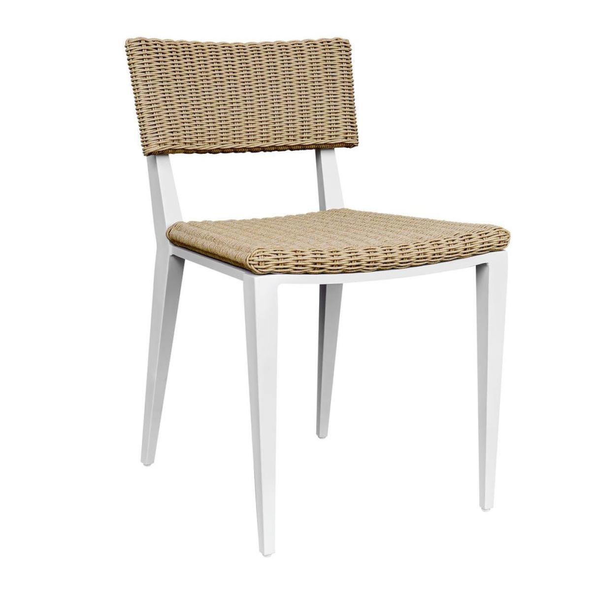 Calbas Outdoor Dining Chair, White - Image 6