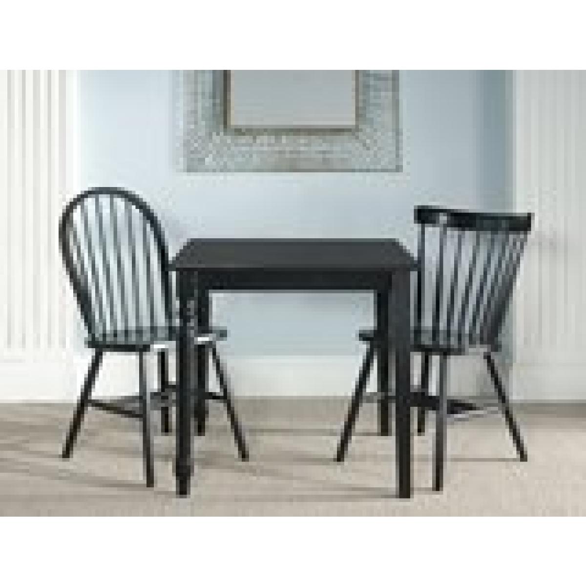 Dining Essentials - 36'' Square Top w/ 30'' Shaker Legs in Black - T46-3636T - Image 5