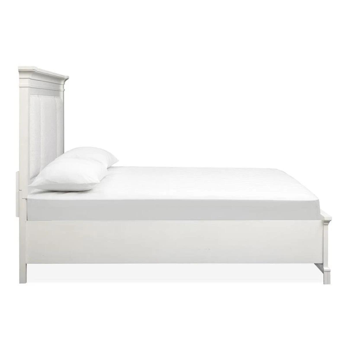 Kingston B6407-65A Complete King Panel Storage Bed w/Upholstered Headboard - Image 6