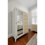 Miramar Woven Mirrored Door Chest - Image 3