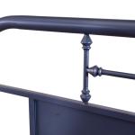 Vintage Series Queen Metal Headboard - Navy - Image 5