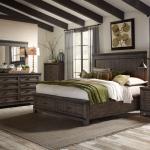 Thornwood Hills Queen Storage Bed, Dresser & Mirror, Chest