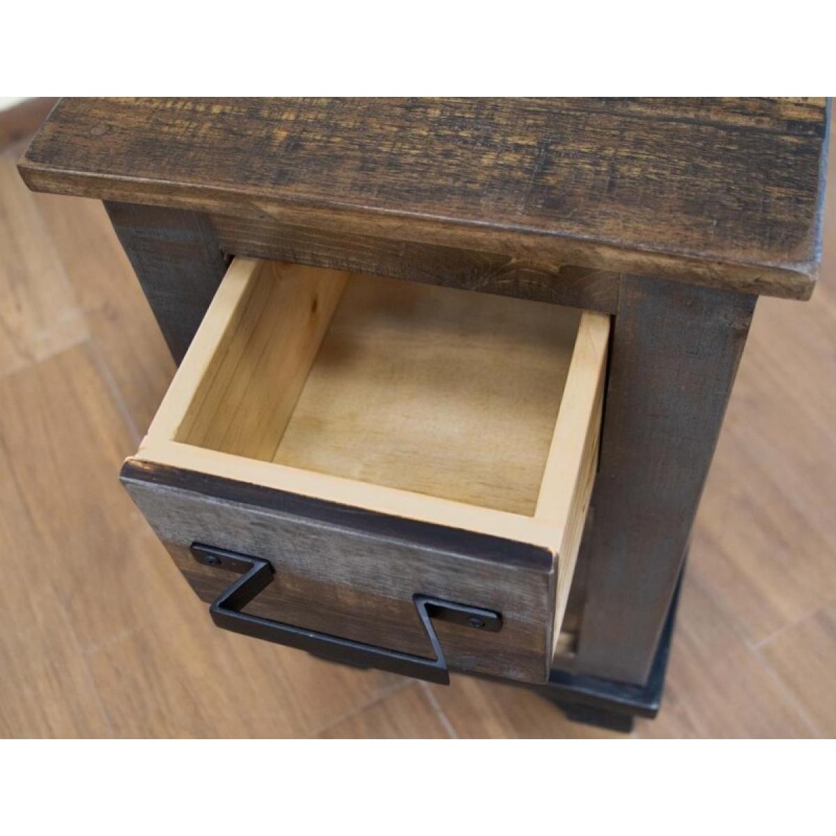4 Drawer Cocktail Table - Loft Brown - Image 6