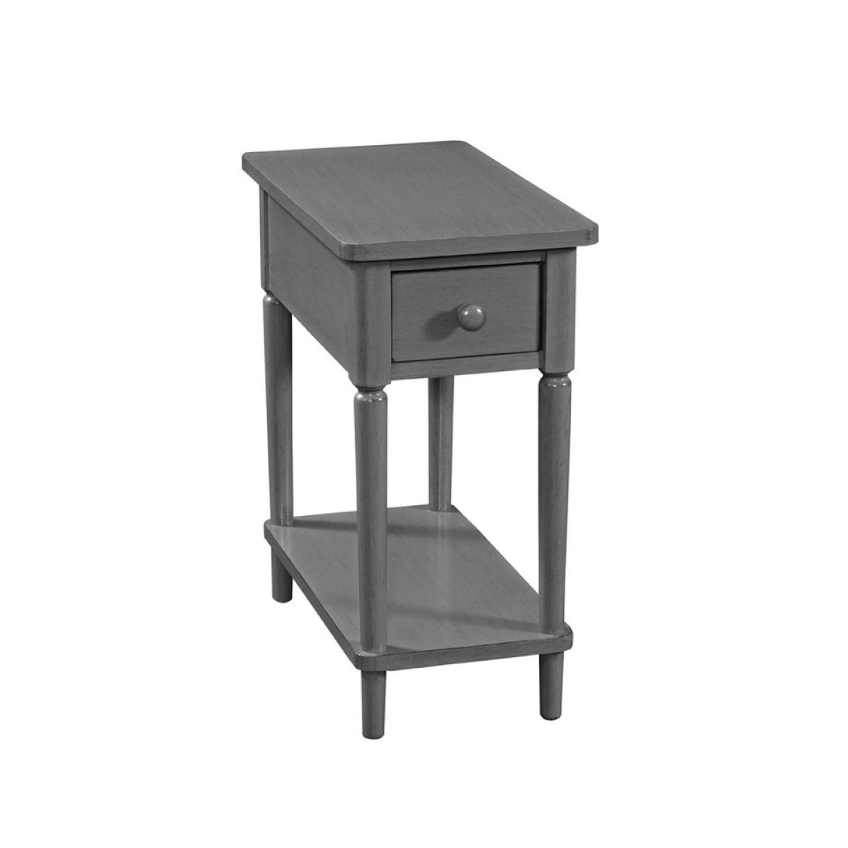 Destinations Collection - Narrow Side Table in Heather Gray - Image 2
