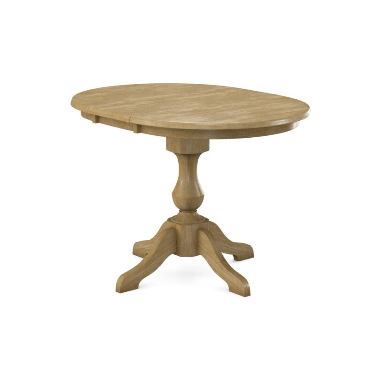 Build Your Own Pedestal Table w/ 36 x 48" Extension Tabletop w/Half Bullnose Edge - Image 28