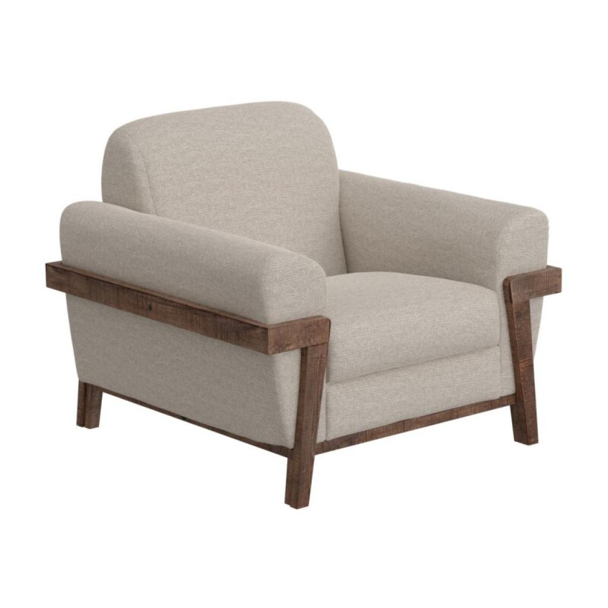 Wooden Frame & Base, Armchair - Loft Brown - Image 2